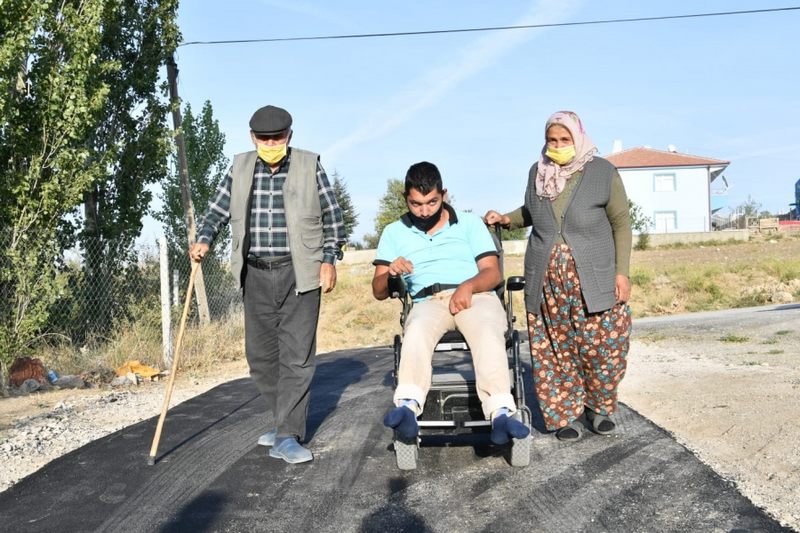 Doğuştan Engelli Ümit’in yol engeli bitti