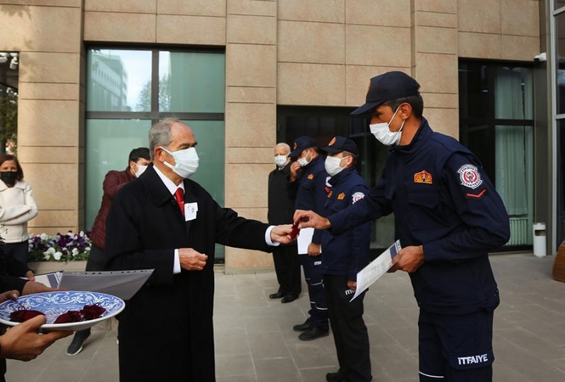 BAŞKAN BÜYÜKERŞEN’DEN KAHRAMAN İTFAİYECİLERE TEŞEKKÜR  