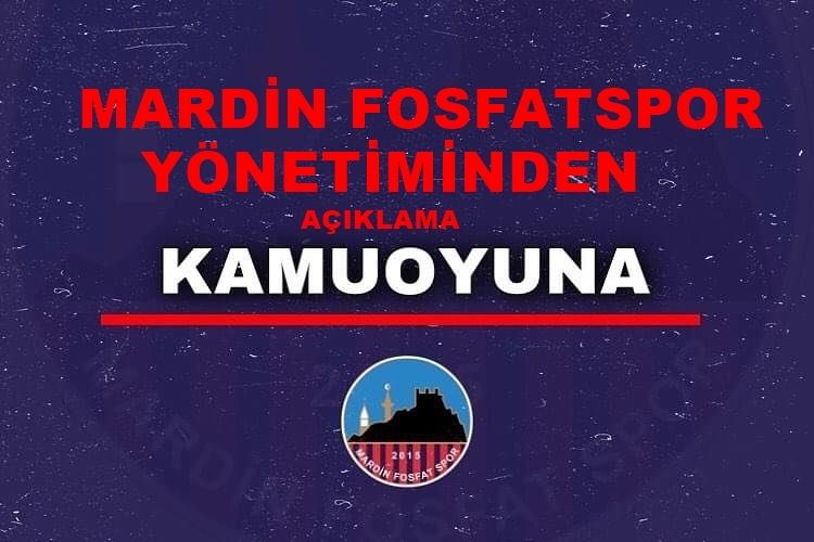 MARDİN FOSFATSPOR YÖNETİMİNDEN 