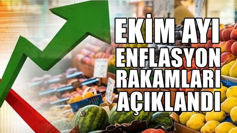 TÜİK EKİM  AYI ENFLASYON RAKAMLARINI AÇIKLADI