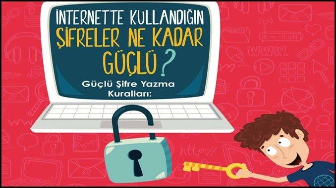 Verilerinizin güvenliği için birbirinden Güçlü parolalar kullanın 