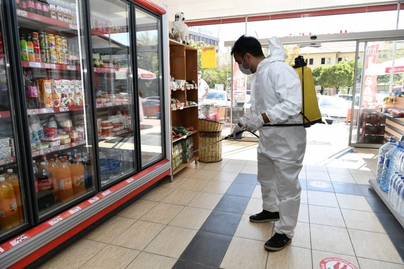 Mamak Belediyesi’nden Dezenfektan Harekatı