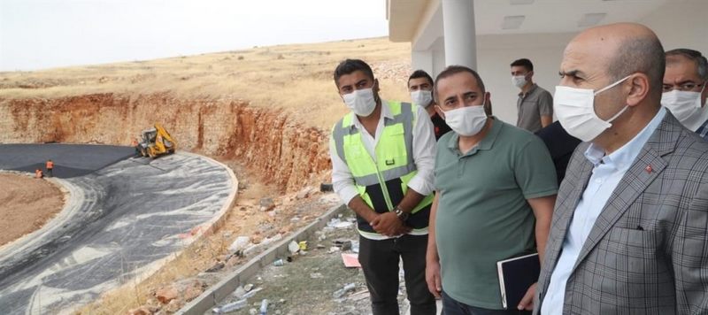 Mardin Valisi  ve Başkan Vekili  Demirtaş, çalışmaları yerinde İnceledi