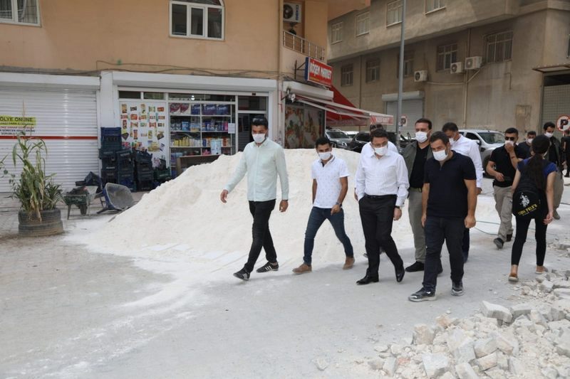 KIZILTEPE BELEDİYESİNDEN YOL YAPIM ÇALIŞMALARI