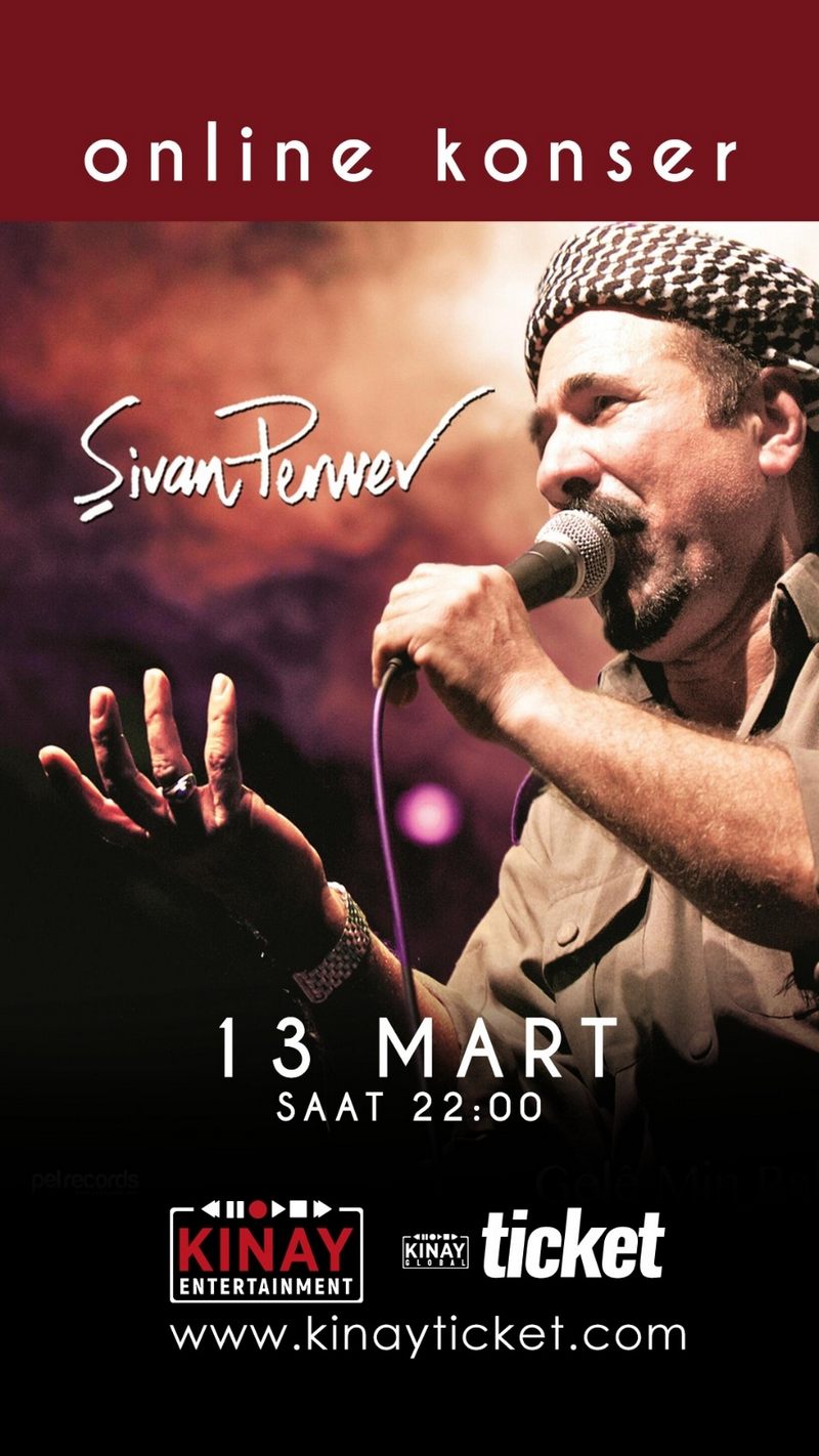 Şivan Perwer Online canlı konser vererek dinleyicisiyle buluşacak