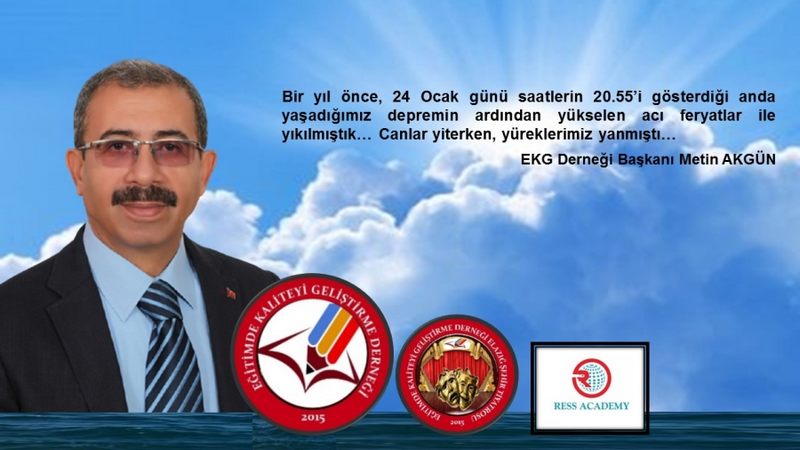  Başkan AKGÜN’den ’24 Ocak Elazığ Depremi’ Basın Açıklaması,