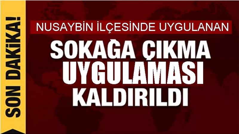 NUSAYBİN İLÇESİ KIRSALINDA 16 MAHALLEDE UYGULANAN SOKAĞA ÇIKMA YASAĞI KALDIRILDI.