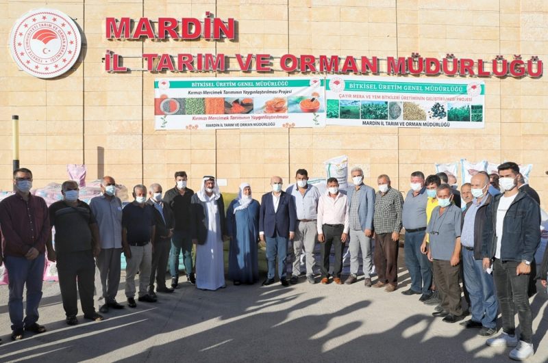 MARDİN İL TARIM MÜDÜRLÜĞÜ %75  HİBELİ  TOHUM DAĞITTI