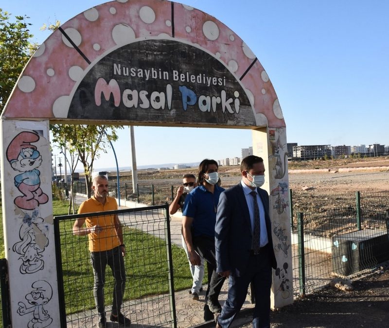 Nusaybin Kaymakamı  Ercan Kayabaşı, Barış ve Masal Parkı’nda inceleme ve denetimlerde bulundu.