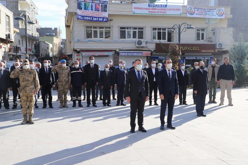 MAZIDAĞI İLÇESİNDE 10 KASIM GAZİ MUSTAFA KEMAL ATATÜRK’Ü ANMA PROGRAMI