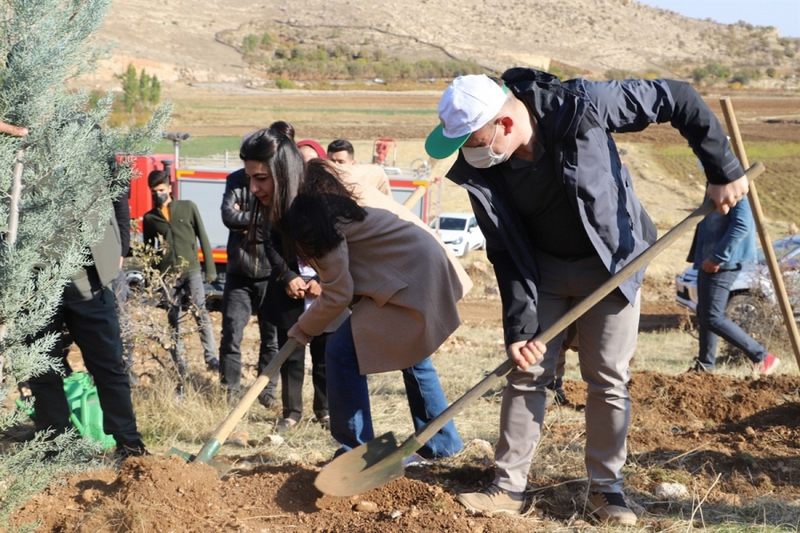 MAZIDAĞI İLÇESİNDE MİLLİ AĞAÇLANDIRMA GÜNÜ KAPSAMINDA FİDAN DİKİMİ GERÇEKLEŞTİRİLDİ