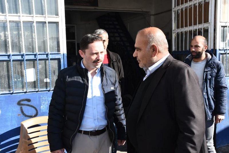Nusaybin KaymakamıErcan Kayabaşı Ercan Kayabaşı, Sanayi Sitesi Esnafını ziyaret etti.