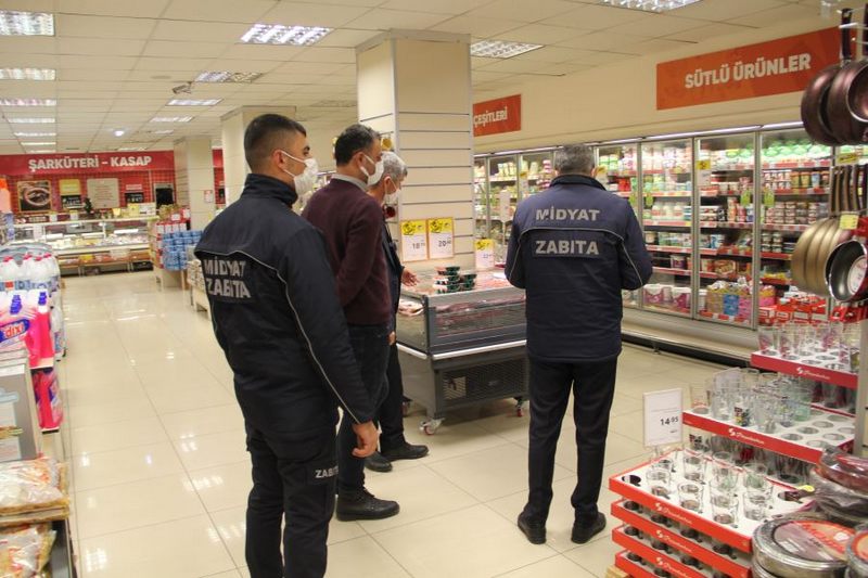 Midyat’ta Marketlere yönelik fiyat denetimleri sürüyor