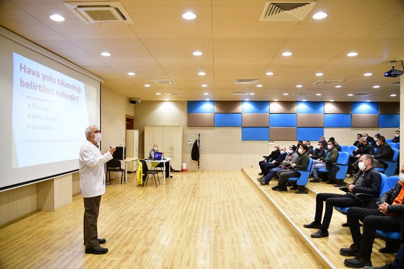 Mamak Belediye personeline iş sağlığı ve güvenliği semineri