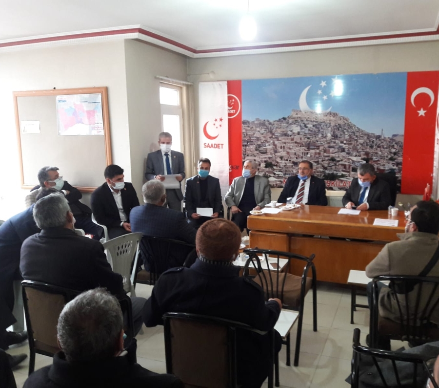 SAADET PARTİSİ OCAK AYI MARDİN  İL DİVAN TOPLANTISI YAPILDI