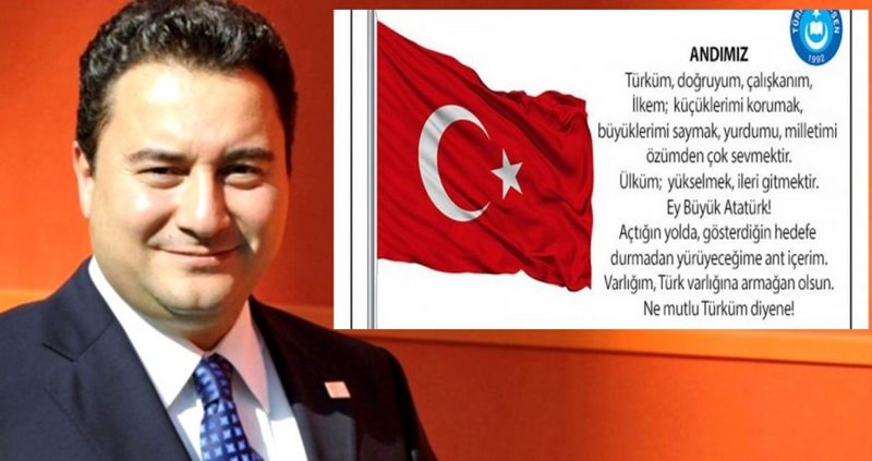 ALİ BABACAN ANDIMIZIN KALDIRILMASINA DESTEK VERDİ