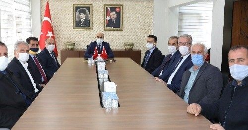 Ömerli Heyetinden Mardin Valisi  Demirtaş’a Teşekkür Ziyareti