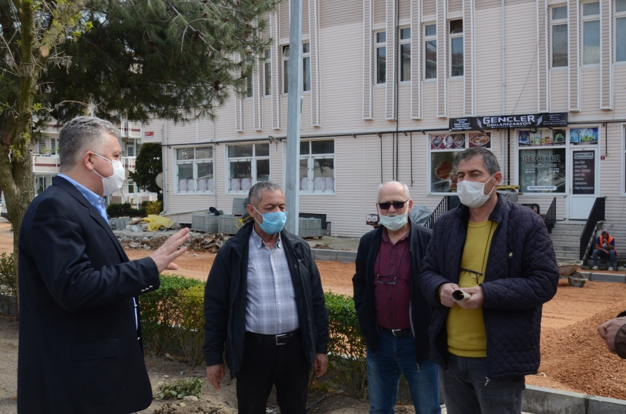 Başkan Gerenli hem denetledi hem vatandaşı dinledi