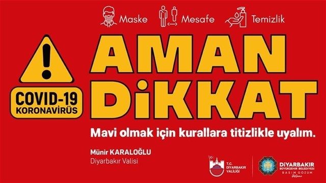 DİYARBAKIR VALİSİ KARALOĞLU DİYARBAKIRLILARI UAYRDI: