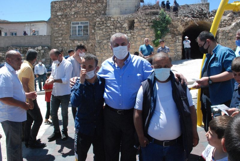 Midyat’ta çocuk parkı açılışında Başkan Şahin