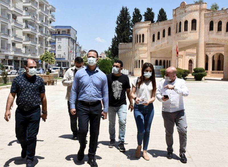 NUSAYBİN KAYMAKAMI VE BELEDİYE BAŞKAN VEKİLİ  EMRE YALÇIN, MİTANNİ KÜLTÜR MERKEZİ