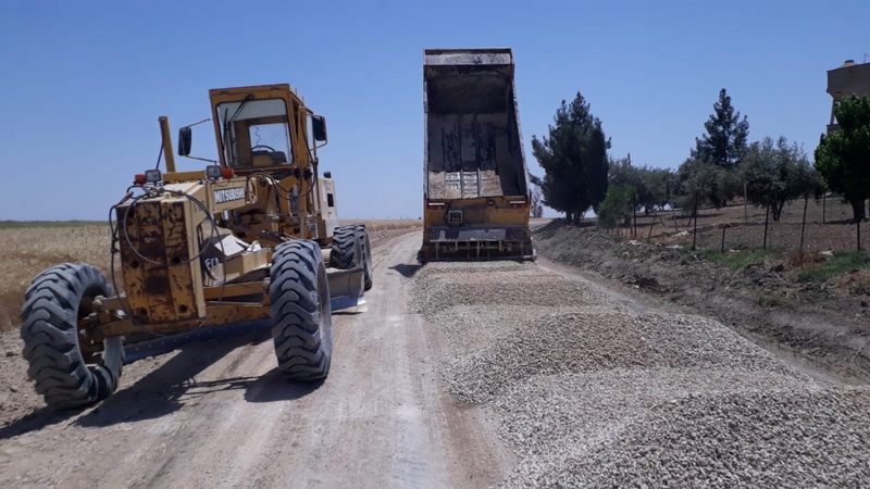 Mardin Büyükşehir Belediyesi Mardin genelinde yol çalışmalarına başladı