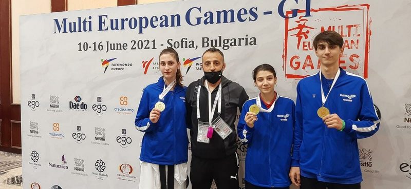 TÜRK TELEKOM SPOR KULÜBÜ TEKVANDOCULARINA   AVRUPA’DAN 3 ALTIN MADALYA