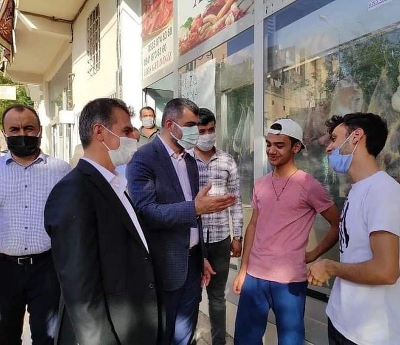 AK PARTİ MARDİN İL BAŞKANI FARUK KILIÇ YEŞİLLİ İLÇESİNDE VATANDAŞLARLA BULUŞTU