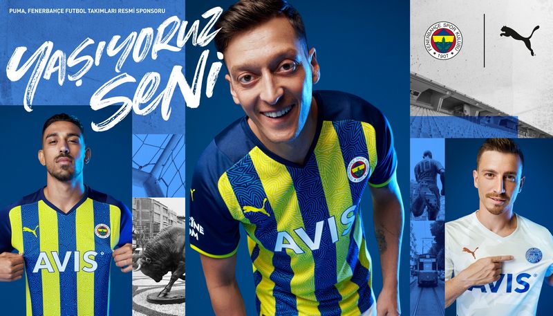 PUMA, FENERBAHÇE FUTBOL TAKIMLARININ ÜÇÜNCÜ FORMA TASARIMINI TANITMAYA HAZIRLANIYOR