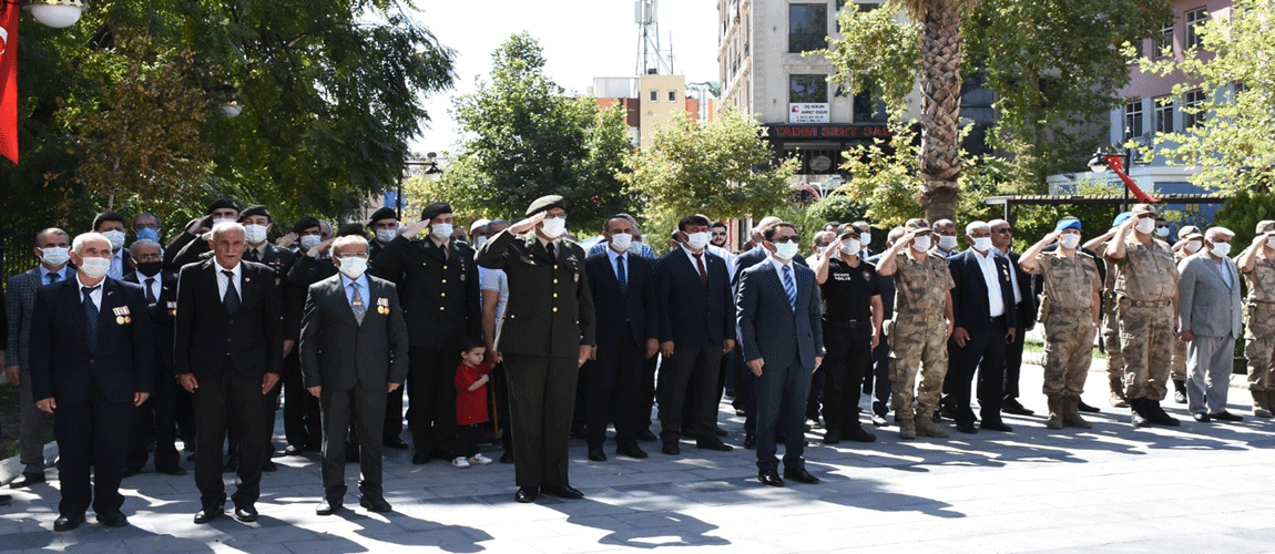 NUSAYBİN’DE 19 EYLÜL GAZİLER GÜNÜ TÖRENLE KUTLANDI.