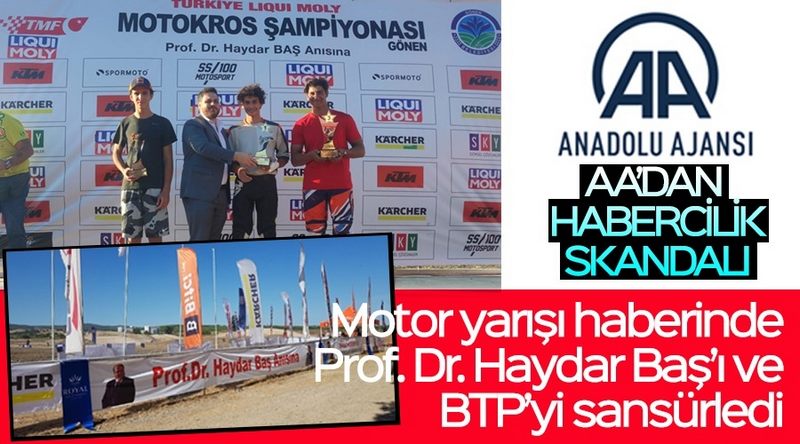 ANADOLU AJANSININ BTP SANSÜRLEMESİNE BÜYÜK TEPKİ