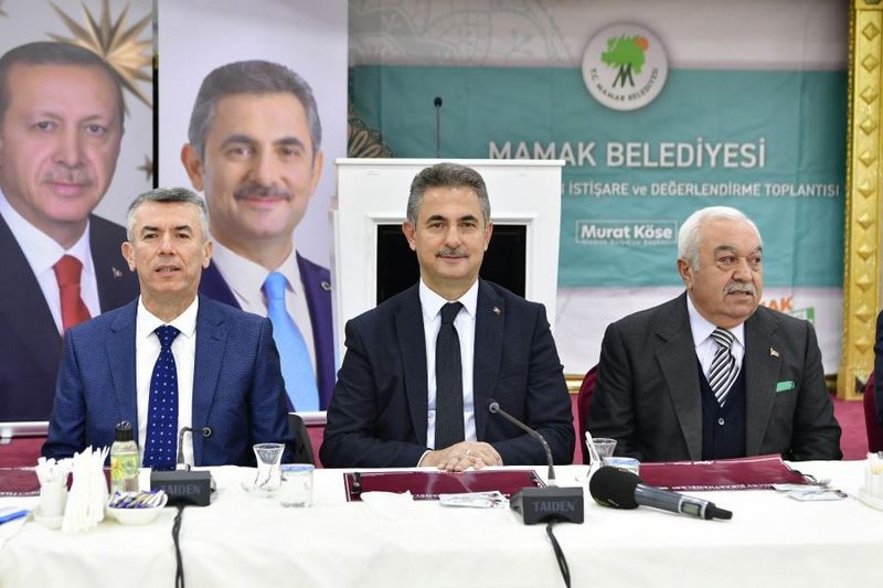 Başkan Köse Mamaklı muhtarlarla 2021 yılını değerlendirdi