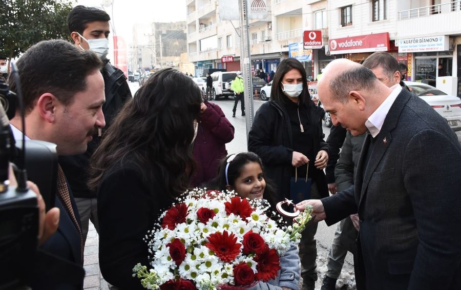 İÇİŞLERİ BAKANI SOYLU NUSAYBİN İLÇESİNİ ZİYARET ETTİ,