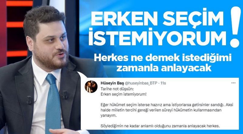 BTP’den ezber bozan erken seçim açıklaması…