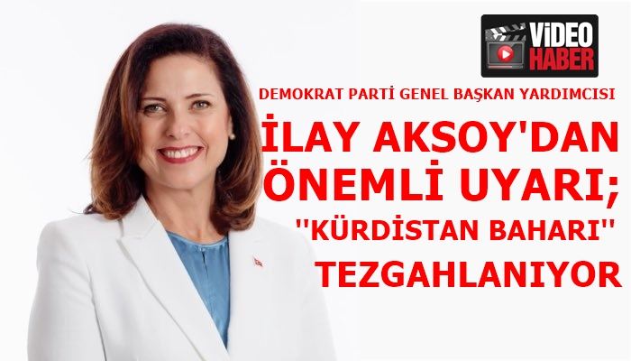 DEMOKRAT PARTİSİ GENEL BAŞKAN YARDIMCISI  İLAY AKSOY