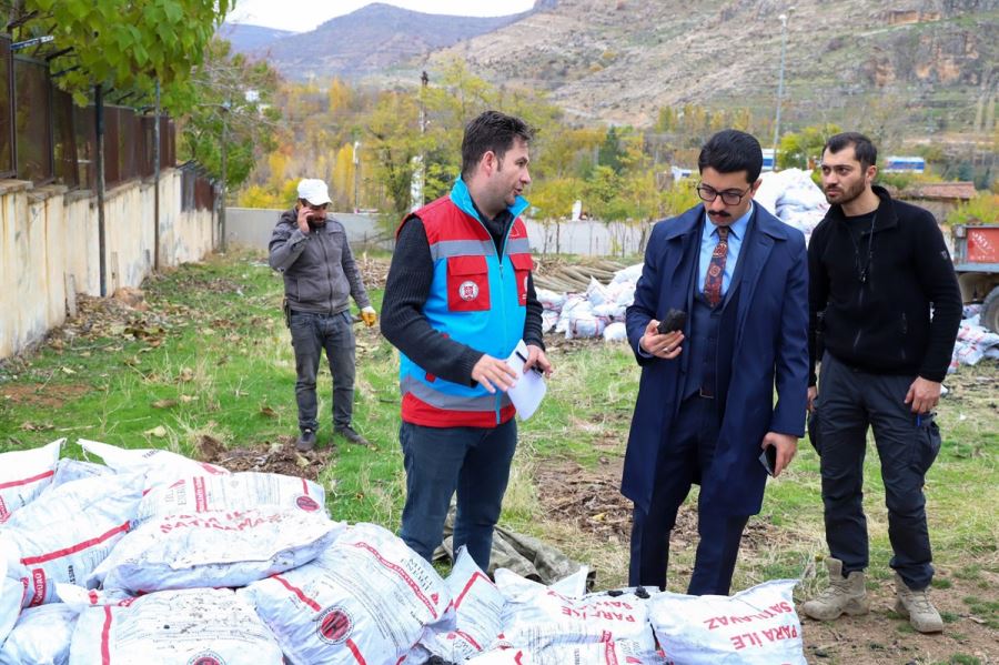 SAVUR İLÇESİNDE  KÖMÜR YARDIMI BU YIL DA DEVAM EDECEK