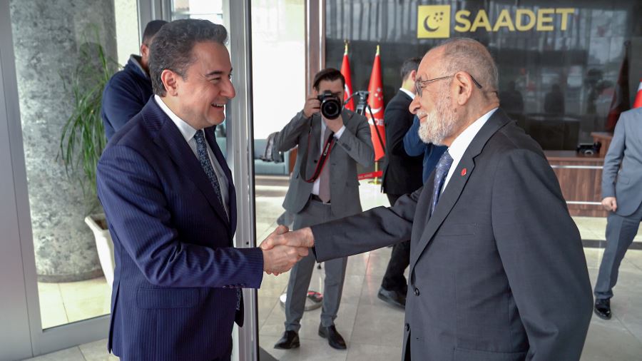 ALİ BABACAN, TEMEL KARAMOLLAOĞLU İLE BİR ARAYA GELDİ