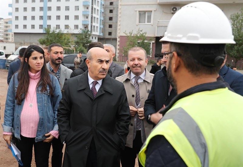 Mardin Valisi  Mahmut Demirtaş Derik İlçesinde İncelemelerde Bulundu