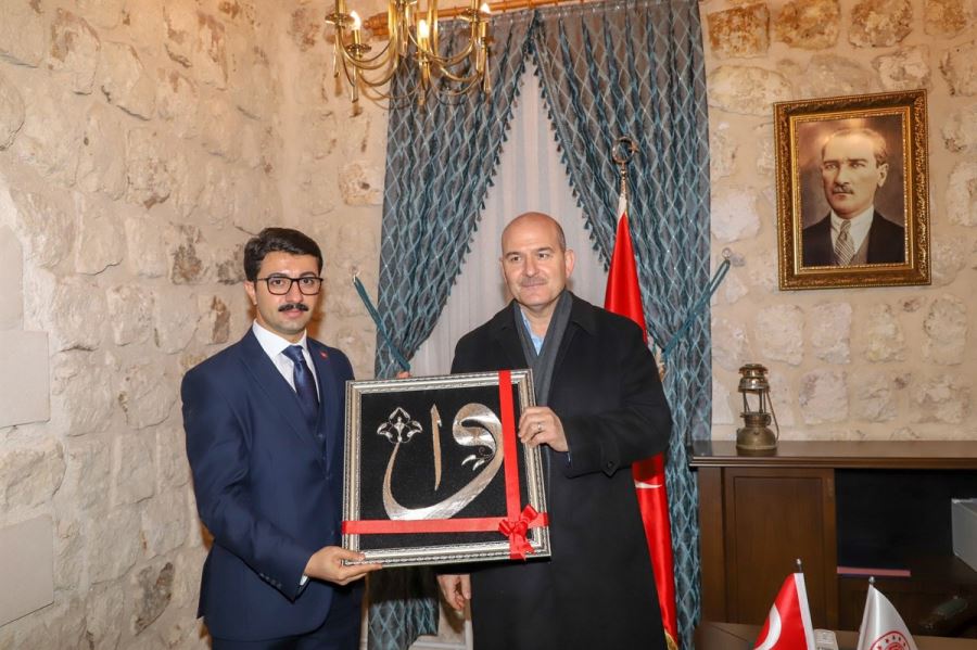 İÇİŞLERİ BAKANI  SÜLEYMAN SOYLU SAVUR  İLÇESİNİ ZİYARET ETTİ