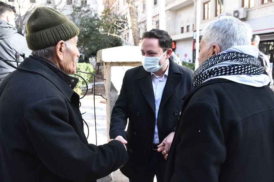 Nusaybin Kaymakamı Ercan Kayabaşı, Çarşı Esnafı ile  Bir Araya Geldi.