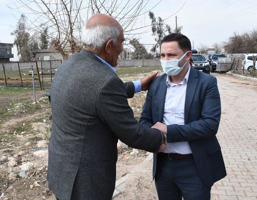 Nusaybin Kaymakamı Ercan Kayabaşı, Afrin Şehidi  Mehmet Altun’un Ailesini Ziyaret Etti.