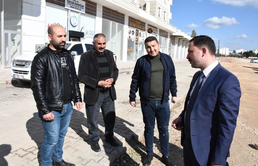 Nusaybin Kaymakamı Ercan Kayabaşı, Asfalt Yapılacak Eczaneler Caddesi’nde İncelemelerde Bulundu.