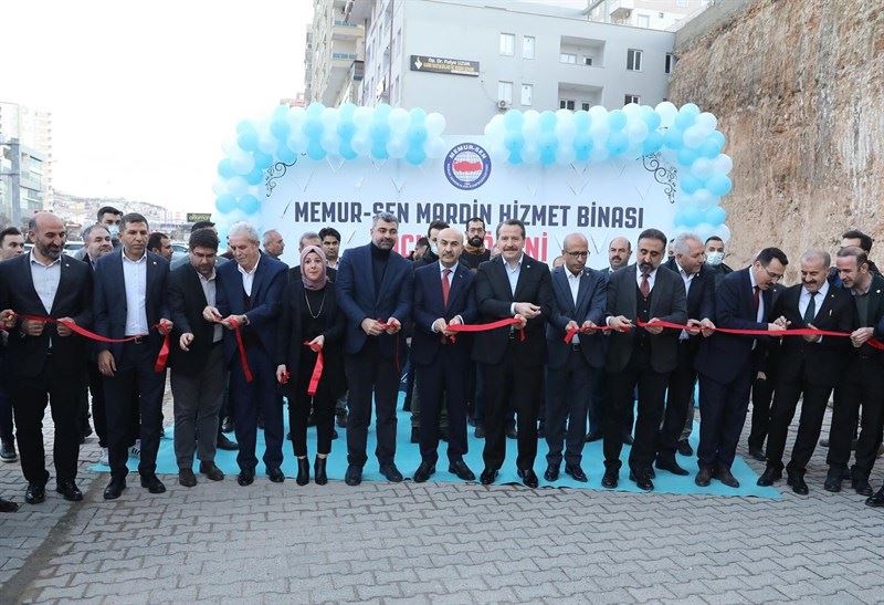 MEMURSEN MARDİN İL BİNASI TÖRENLE HİZMETE AÇILDI