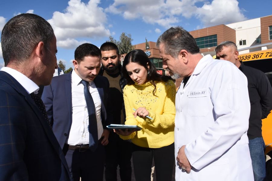 Nusaybin Kaymakamı Ercan Kayabaşı, Devlet Hastanesinde İncelemelerde Bulundu.