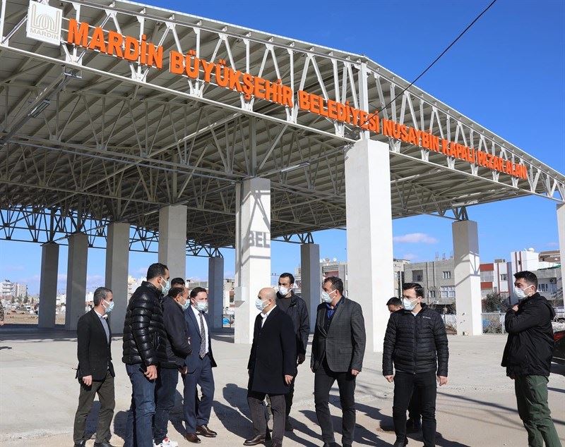 Mardin Valisi Demirtaş, Nusaybin İlçesine Yapılan Yatırımları İnceledi