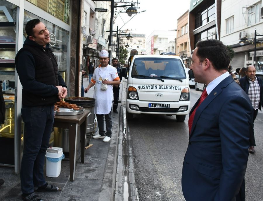 Nusaybin Kaymakamı Ercan Kayabaşı, Esnaf Ziyaretlerine Devam Ediyor