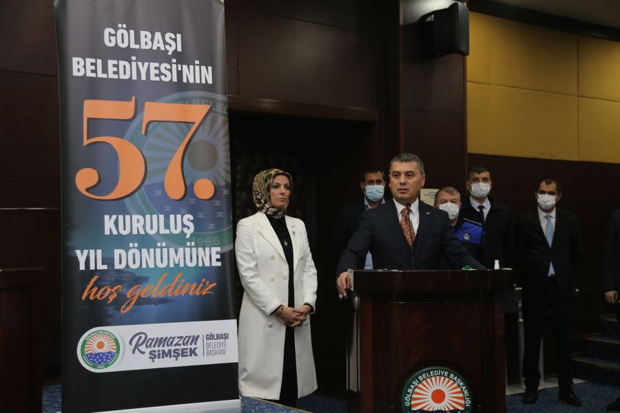 GÖLBAŞI BELEDİYESİ 57. YAŞINI KUTLADI 