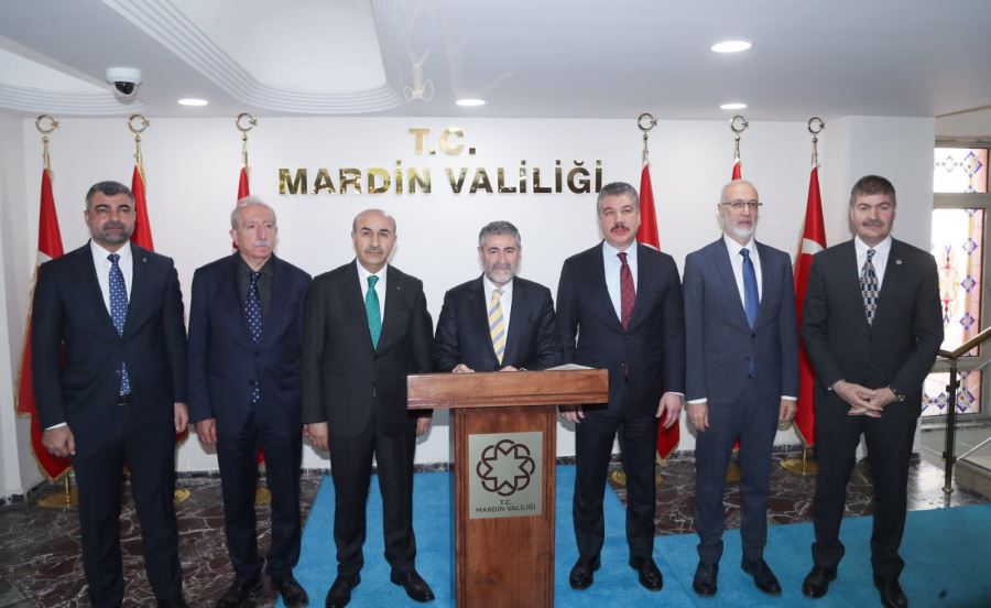 Maliye Bakanı Nebati, Mardin Valiliğini Ziyaret Etti