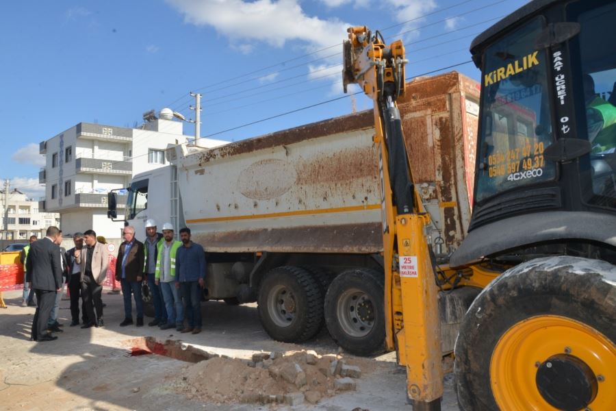 Midyat’ta 3. etap doğalgaz çalışmalarına başladı