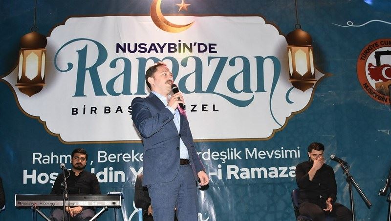 Nusaybin Cumhuriyet Meydanı’nda Düzenlenen Ramazan Etkinliğine Yoğun İlgi  